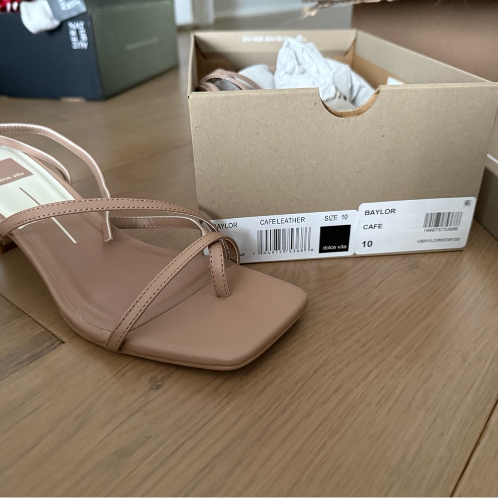 Dolce Vita Baylor Cafe Leather Women's Sandals